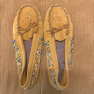 Beaded moccasins